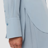 Blue Joe Silk Crepe de Chine Blouse - Joseph