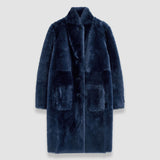 Blue Britanny Reversible Shearling Coat - Joseph