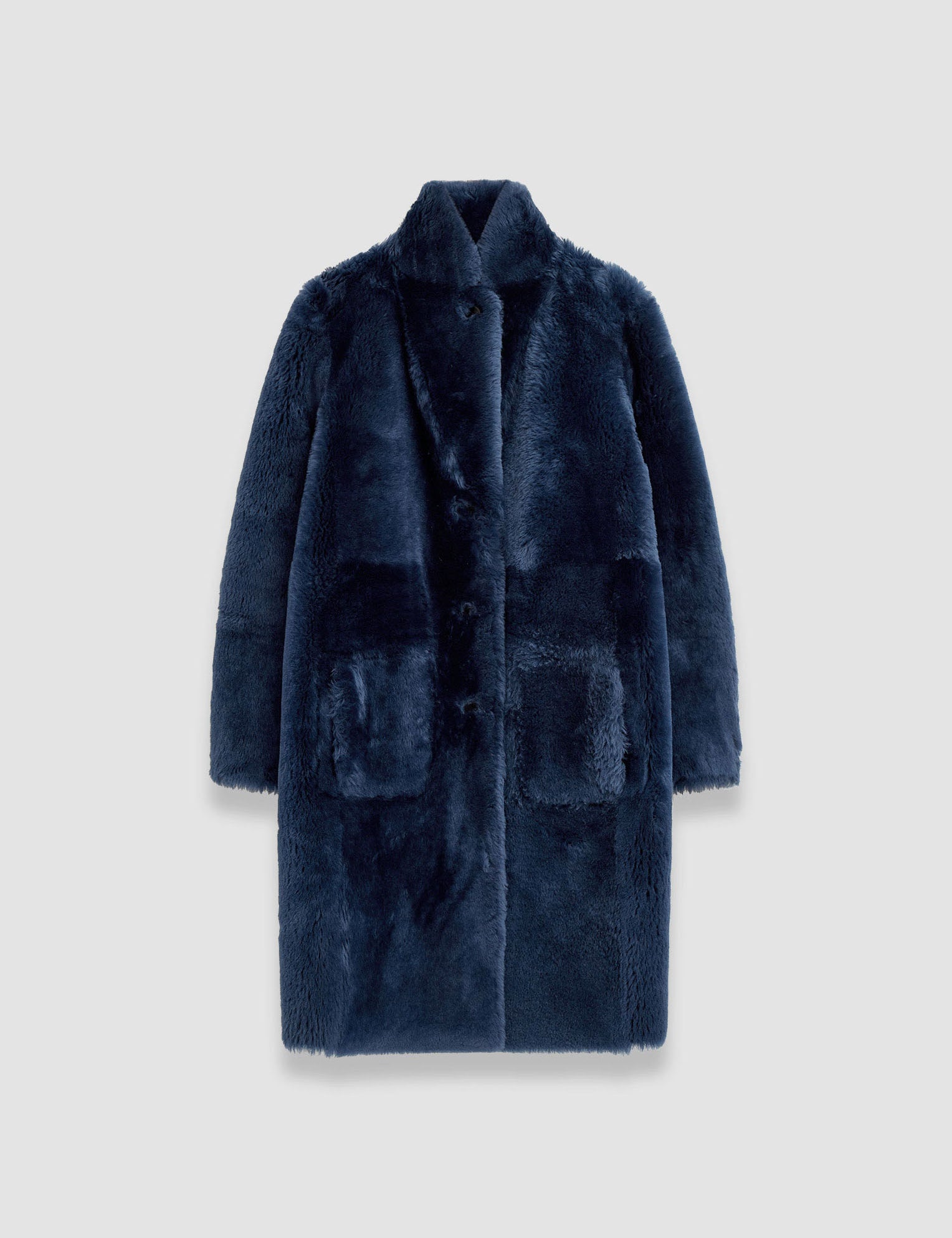 Blue Britanny Reversible Shearling Coat - Joseph