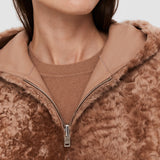 Beige Cosser Reversible Shearling Coat - Joseph