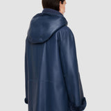 Blue Cosser Reversible Shearling Coat - Joseph