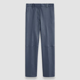 Blue Coleman Leather Stretch Trousers - Joseph