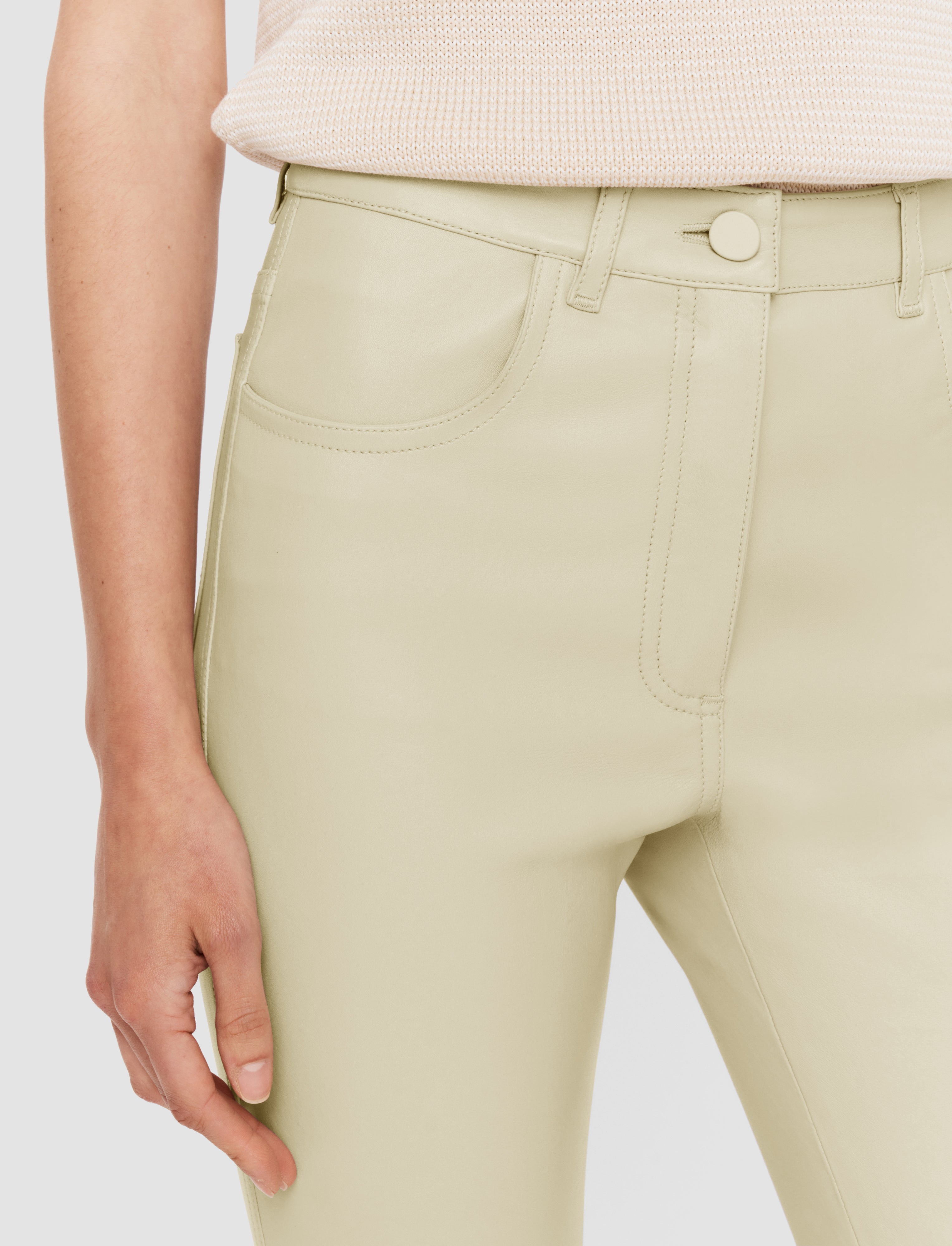 beige-pantalon-duke-en-cuir-stretch-JOSEPH