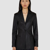 Veste Pascal en cuir stretch