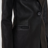 Veste Pascal en cuir stretch