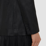 Veste Pascal en cuir stretch