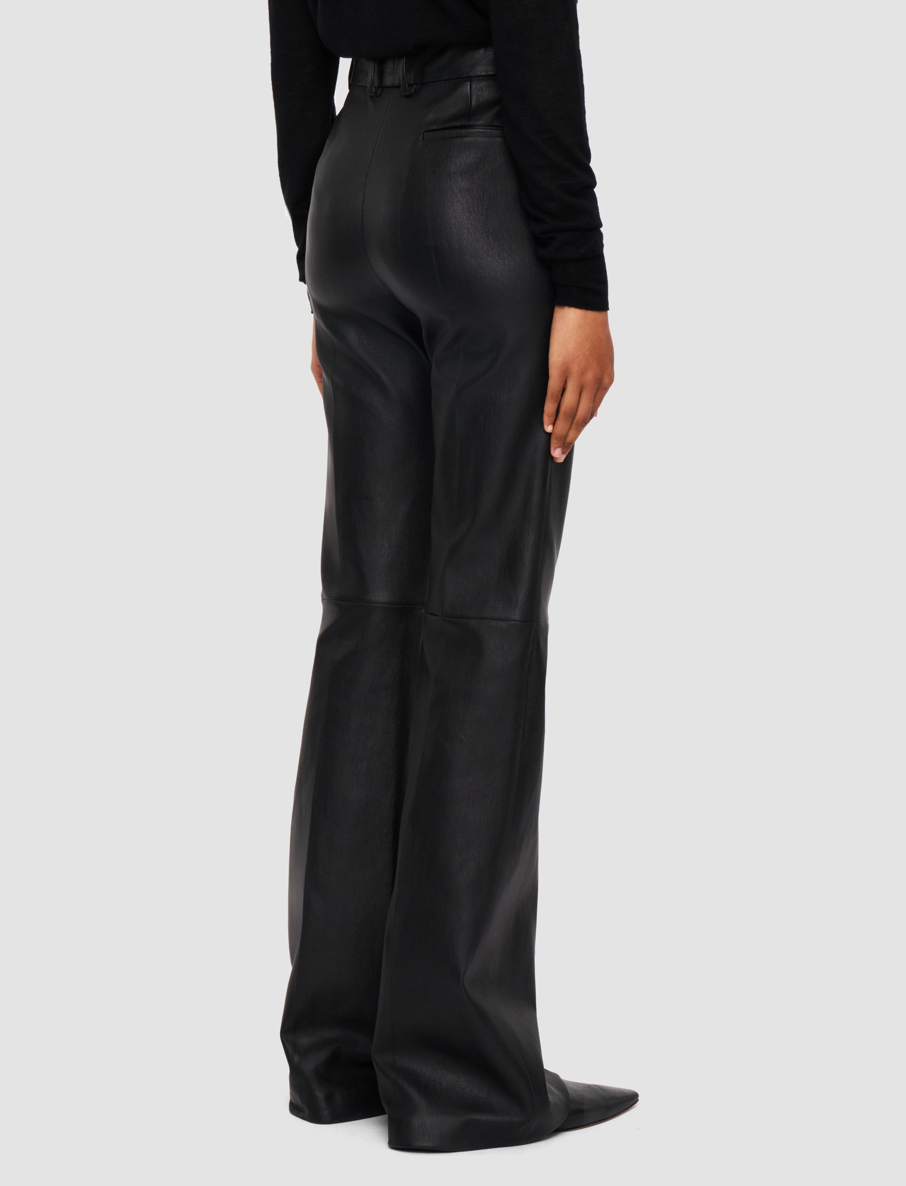 black-tafira-leather-stretch-trousers-JOSEPH