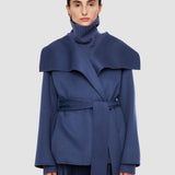 Blue Adrienne Double Face Cashmere Jacket - Joseph