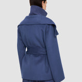 Blue Adrienne Double Face Cashmere Jacket - Joseph