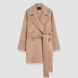 Beige Clemence Double Face Cashmere Coat - Joseph