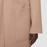 Beige Clemence Double Face Cashmere Coat - Joseph