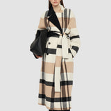 Multicolour Merton Reversible Check Wool Coat - Joseph