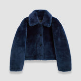 Blue Alloway Reversible Shearling Jacket - Joseph