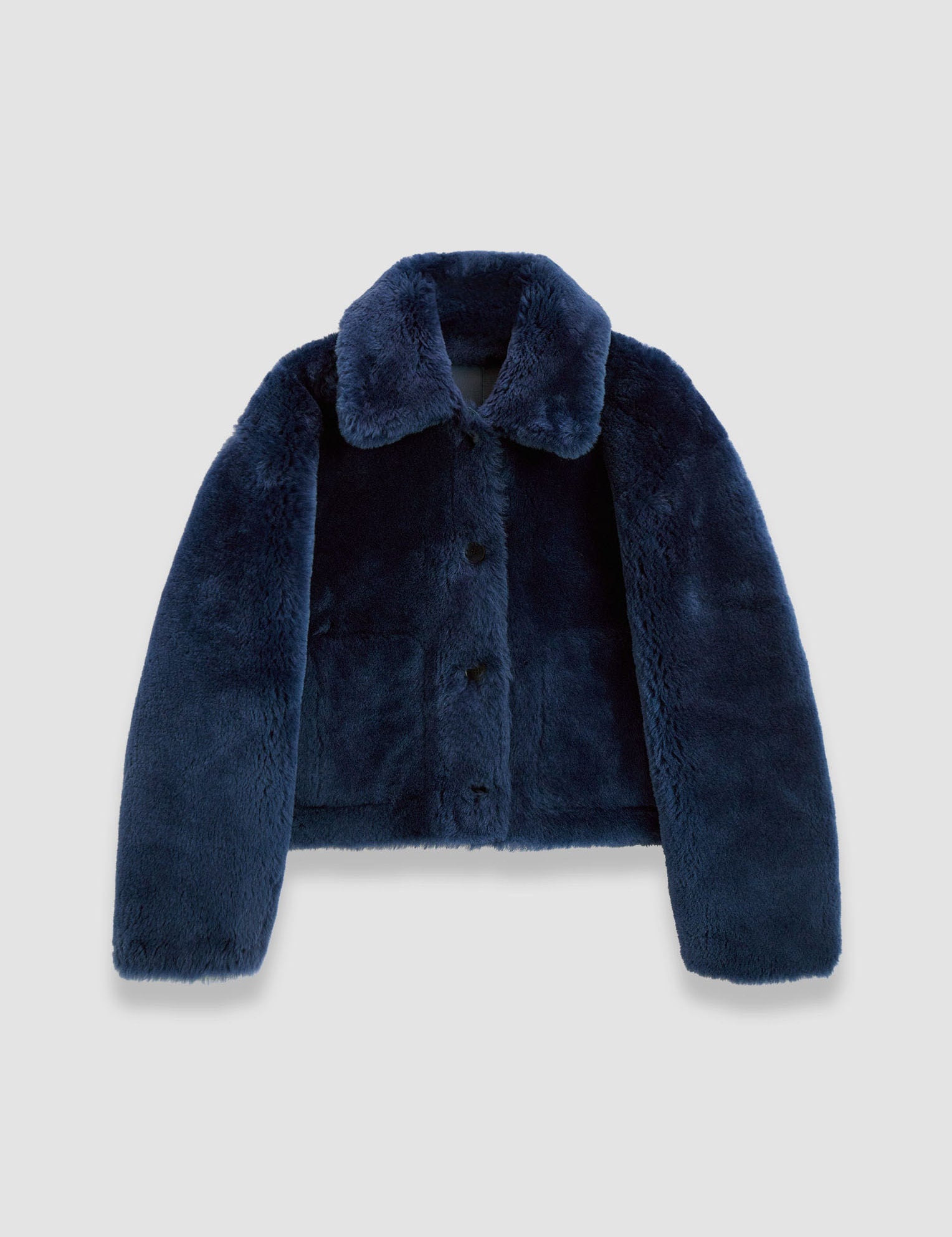 Blue Alloway Reversible Shearling Jacket - Joseph