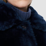 Blue Alloway Reversible Shearling Jacket - Joseph