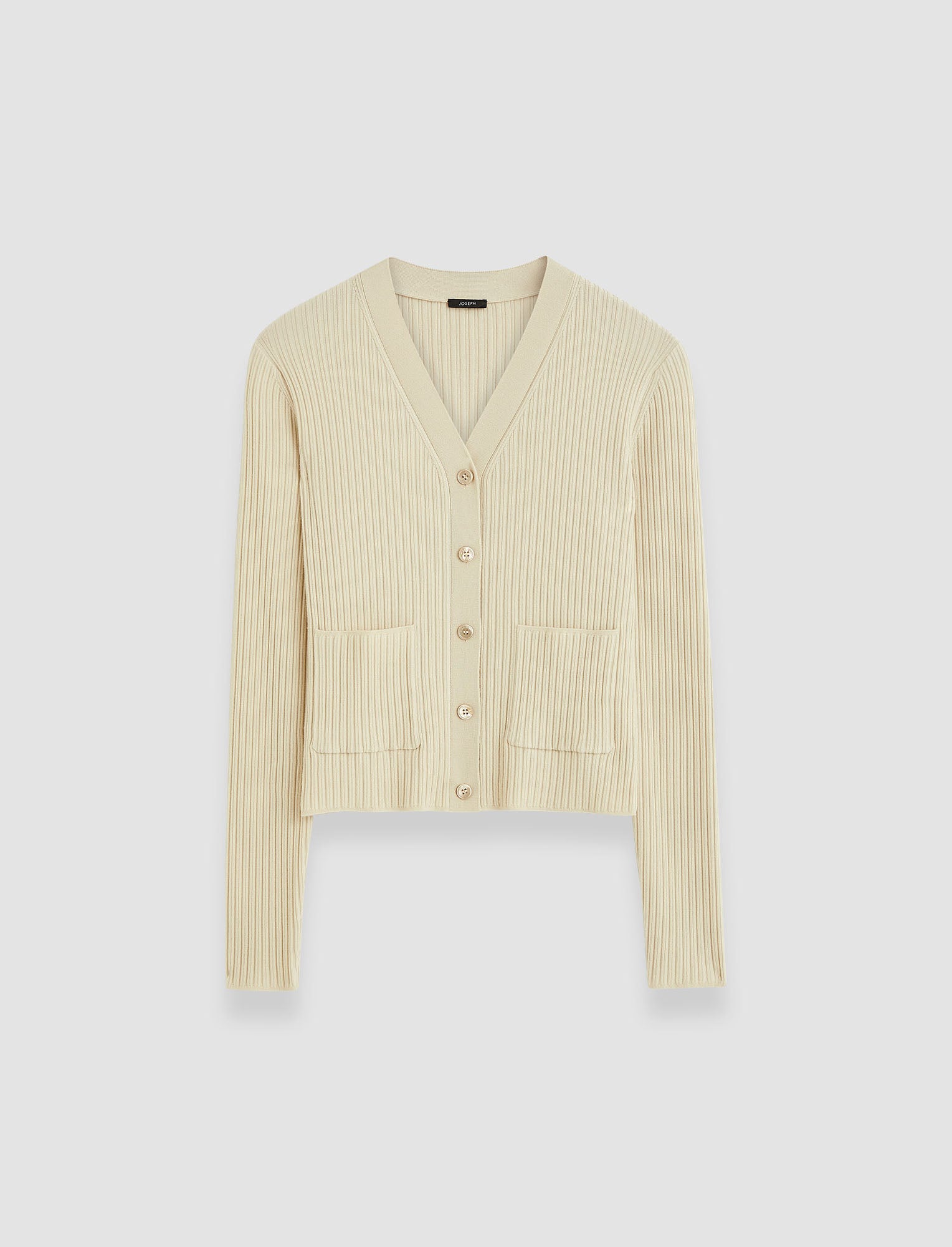 beige-cardigan-en-laine-merinos-cotelee-JOSEPH