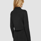 Black Milano Knit Stretch Zip Jacket - Joseph