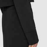 Black Milano Knit Stretch Zip Jacket - Joseph