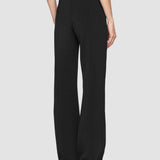 Black Milano Knit Stretch Trousers - Joseph