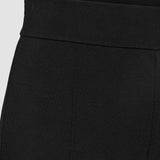 Black Milano Knit Stretch Trousers - Joseph