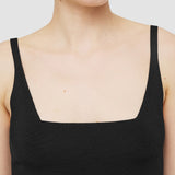 Black Milano Knit Stretch Vest Top - Joseph