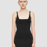 Black Milano Knit Stretch Vest Top - Joseph