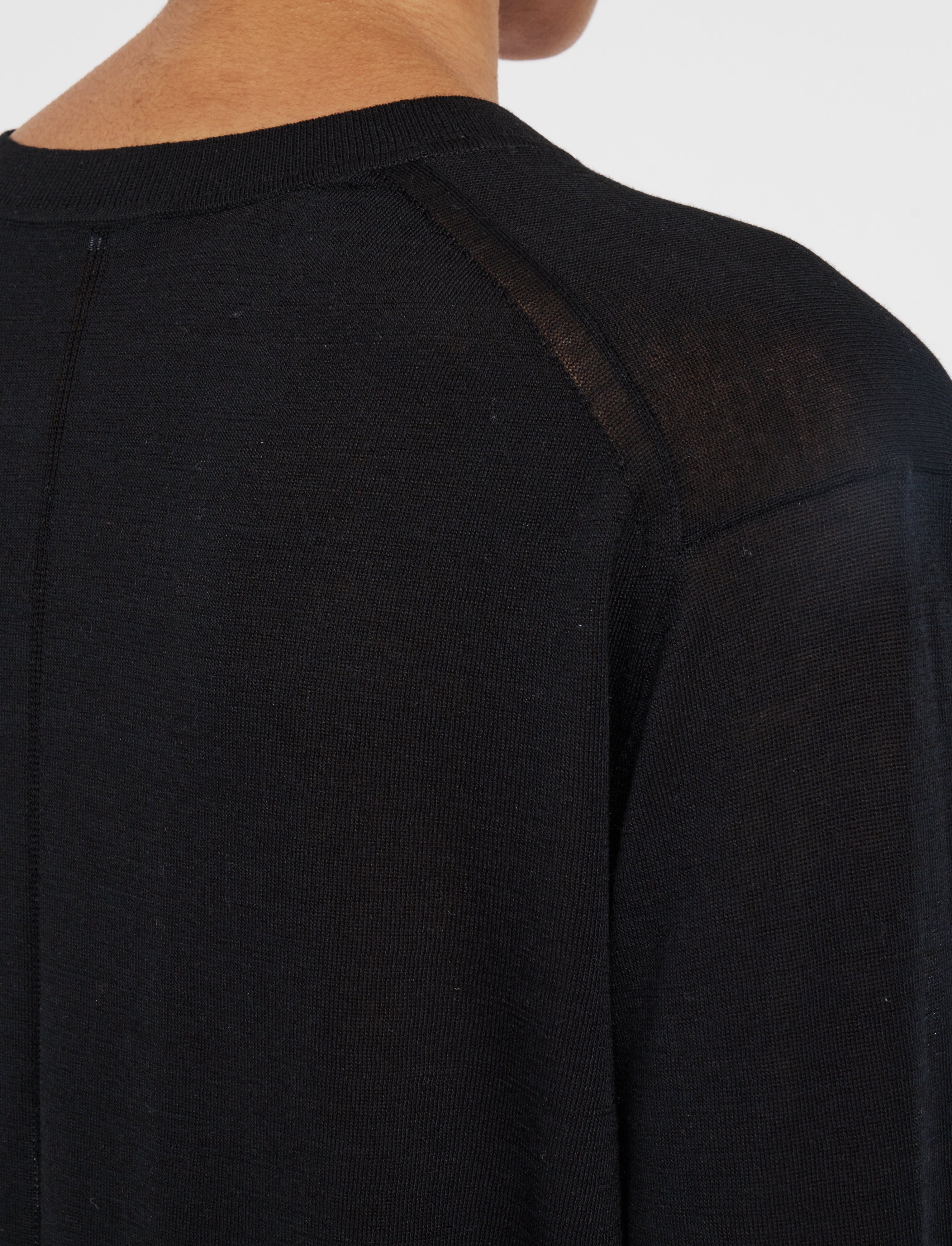 black-superfine-cotton-silk-v-neck-jumper-JOSEPH