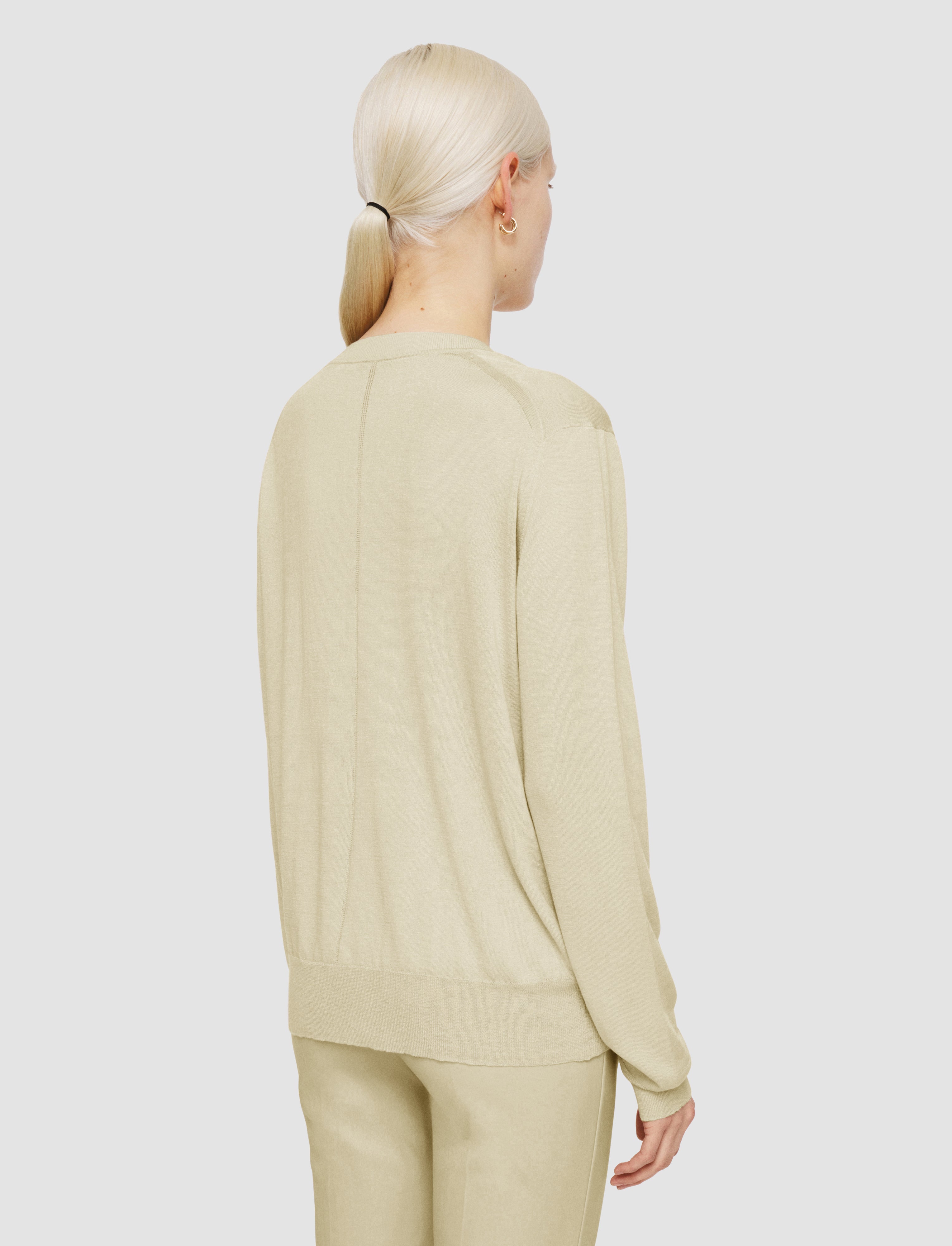 beige-superfine-cotton-silk-v-neck-jumper-JOSEPH