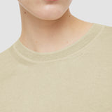 Beige Superfine Cotton Silk Round Neck Jumper - Joseph