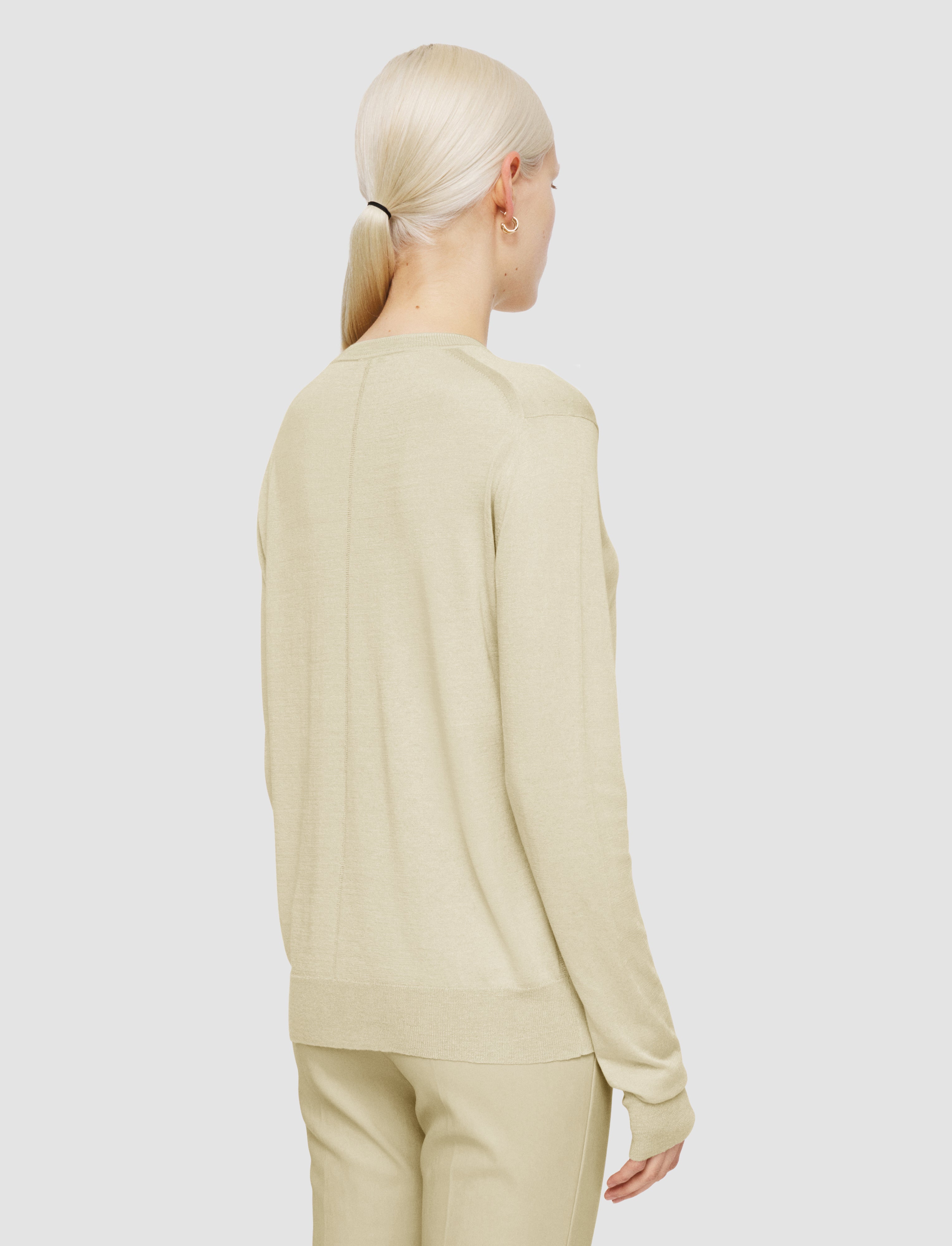 beige-superfine-cotton-silk-round-neck-jumper-JOSEPH