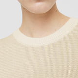 Beige Micro Stripe Knit Top - Joseph