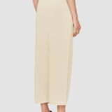 Beige Micro Stripe Knit Skirt - Joseph