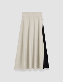 Multicolour Bi-Colour Knit Skirt - Joseph