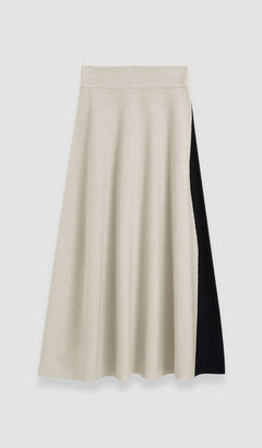 Multicolour Bi-Colour Knit Skirt - Joseph