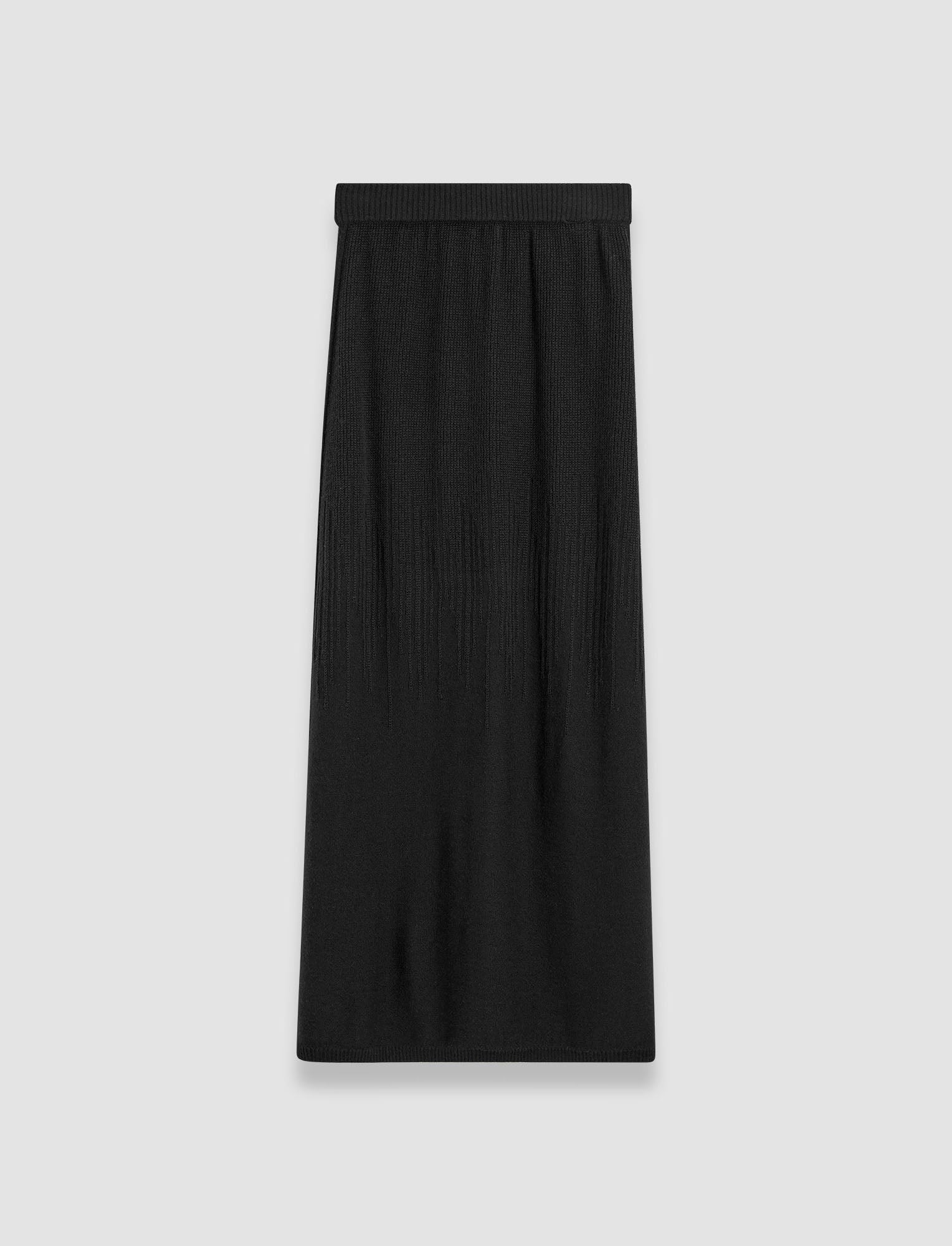 Gradient Stitch Skirt in Black | JOSEPH AT
