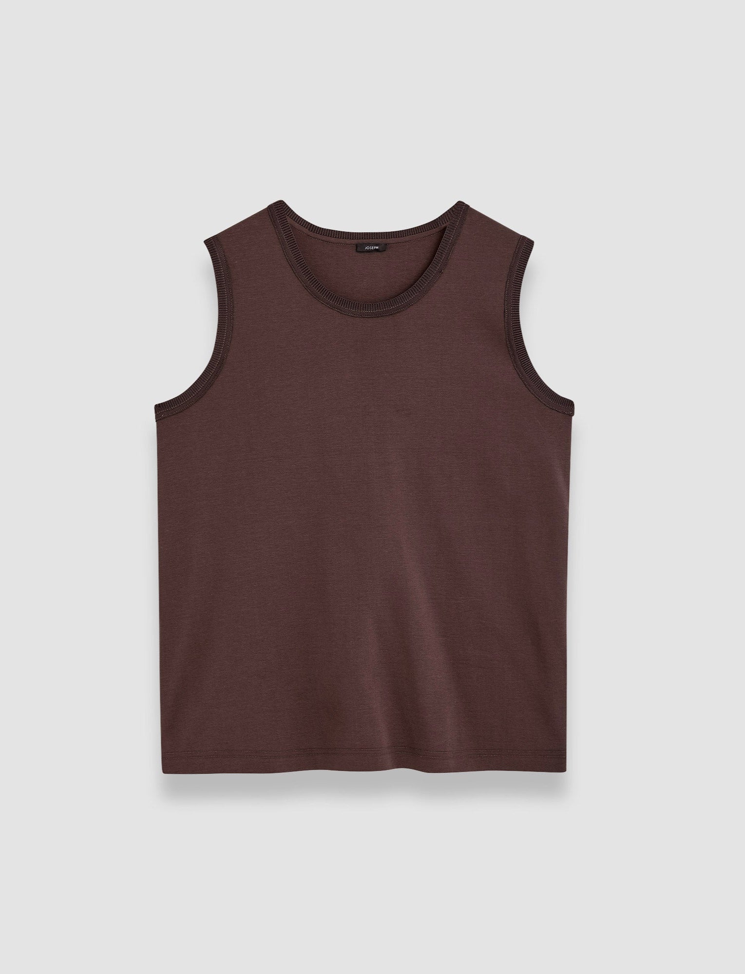 brown-comfort-cotton-tank-top-JOSEPH