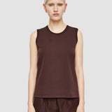 Brown Comfort Cotton Tank Top - Joseph