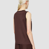 Brown Comfort Cotton Tank Top - Joseph