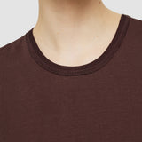 Brown Comfort Cotton Tank Top - Joseph