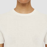 White Silk & Cotton Knit Top - Joseph