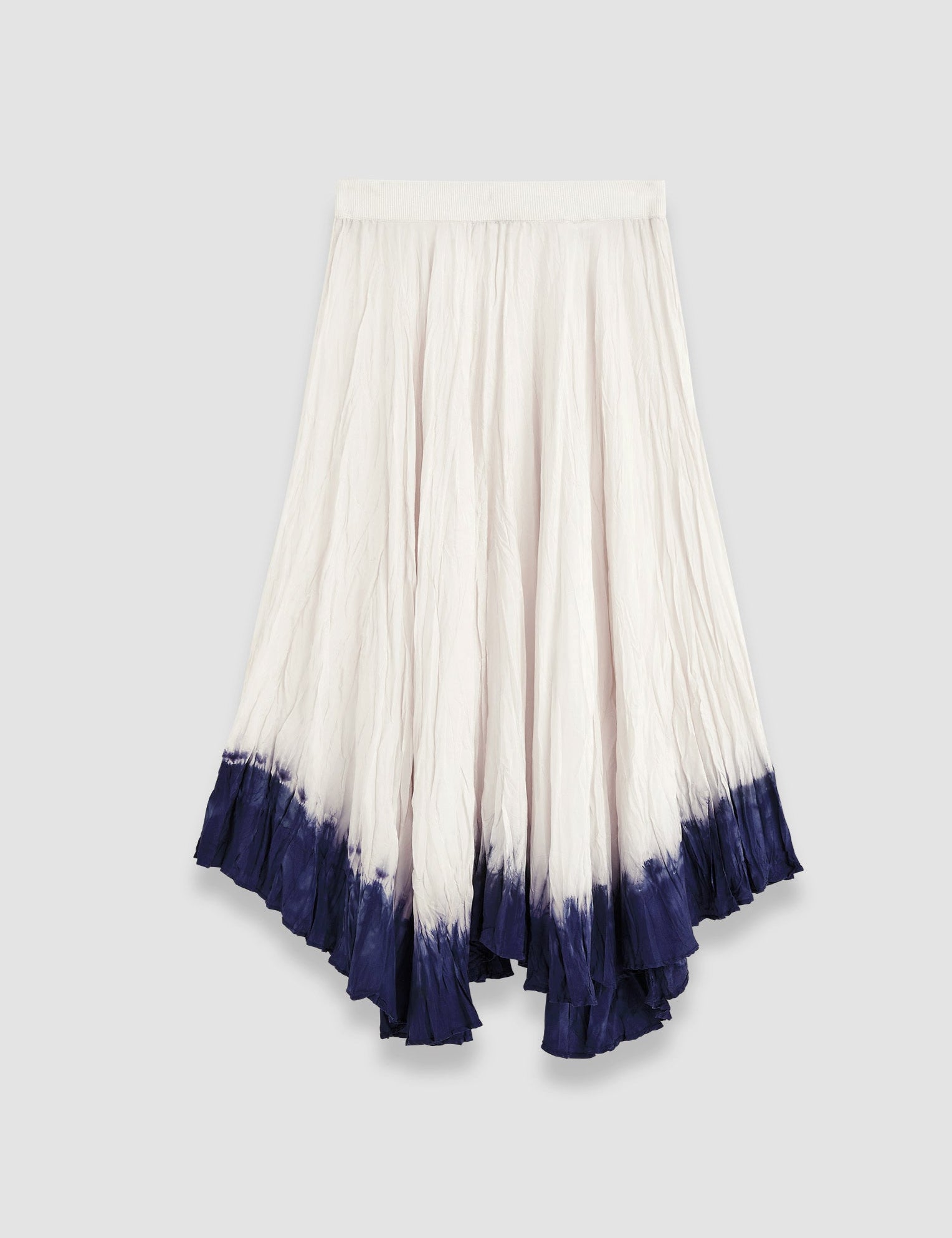 White Knit & Woven Skirt - Joseph