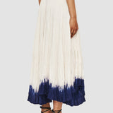 White Knit & Woven Skirt - Joseph