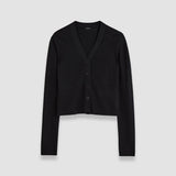 Black Gradient Stitch Cardigan - Joseph