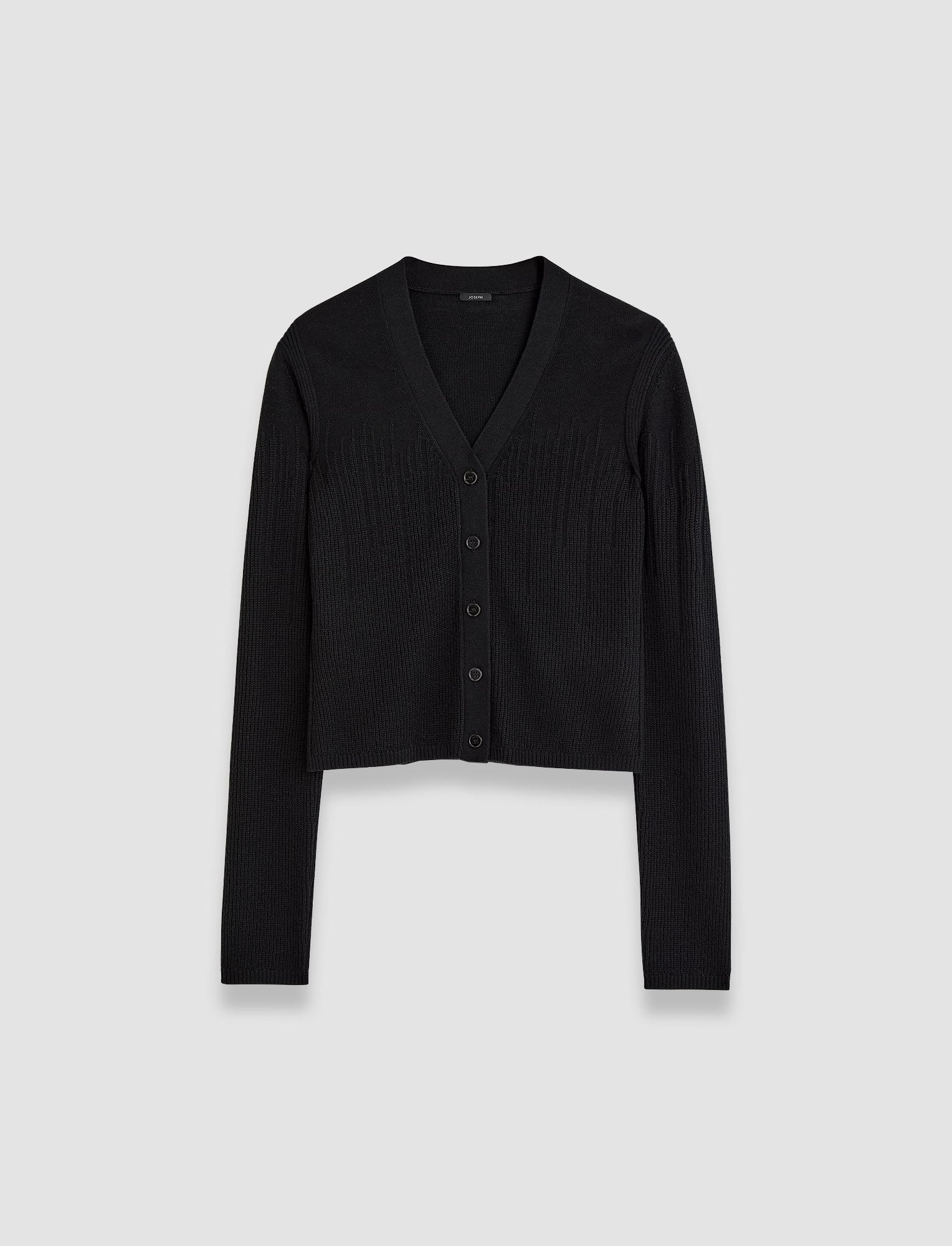 black-gradient-stitch-cardigan-JOSEPH