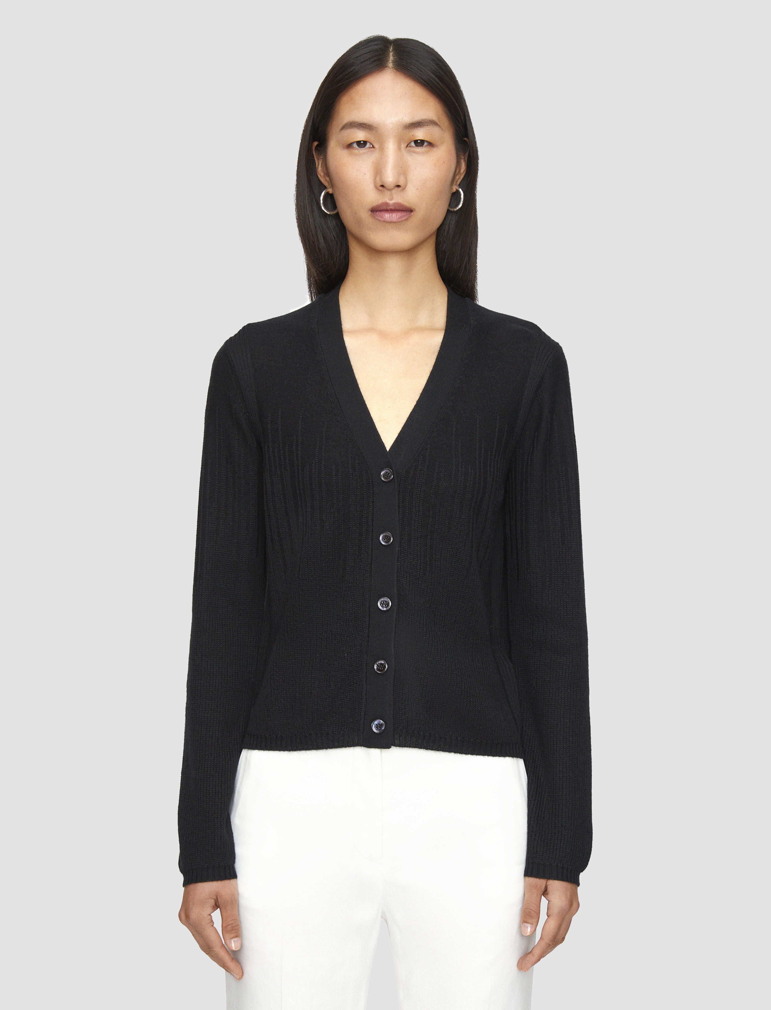 black-gradient-stitch-cardigan-JOSEPH