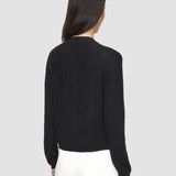 Black Gradient Stitch Cardigan - Joseph