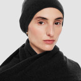 Black Light Pure Cashmere Hat - Joseph