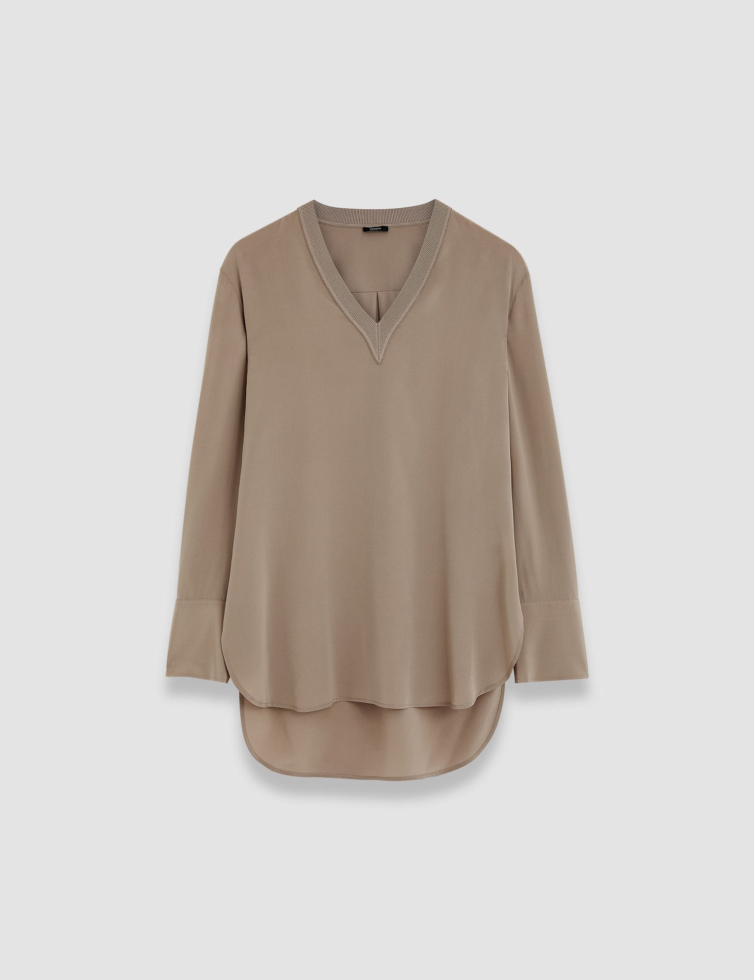 Grey Miller Crepe de Soie Silk Blouse - Joseph