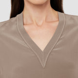 Grey Miller Crepe de Soie Silk Blouse - Joseph