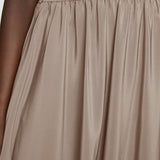 Grey Violet Crepe de Soie Silk Skirt - Joseph